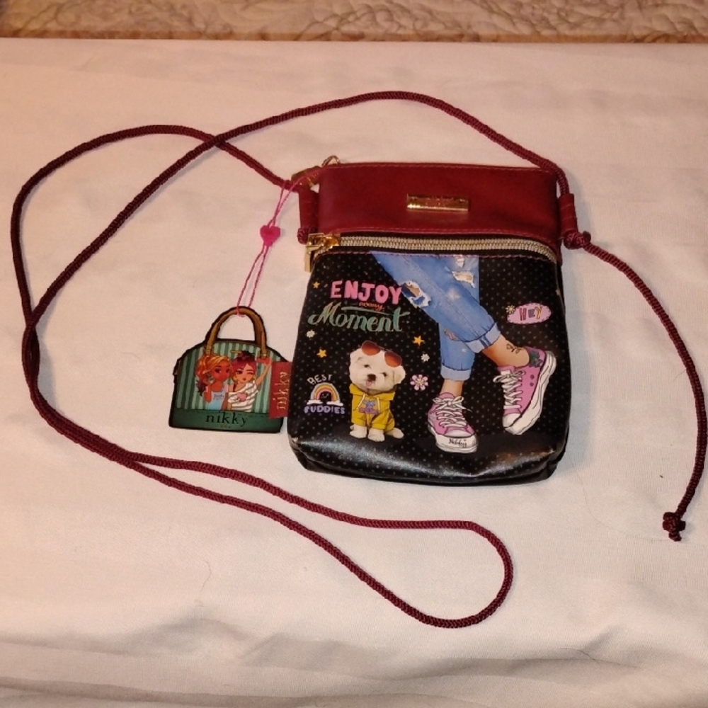 Nikky By Nicole Lee Small Enjoy Every Moment Crossbody Bag, NWT